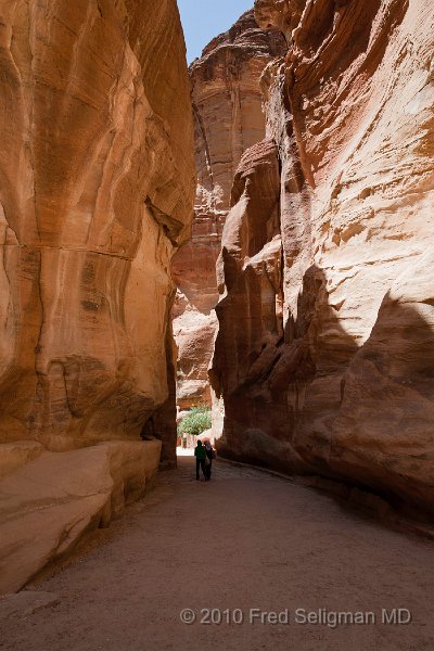 20100412_121712 D3.jpg - The siq, Petra, Jordan.  Note the cisterns on the left which controlled the flow of water